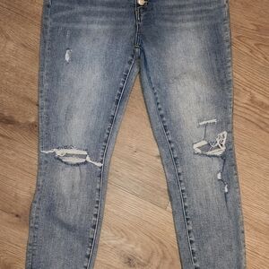 Distressed Blue Women's Jeans